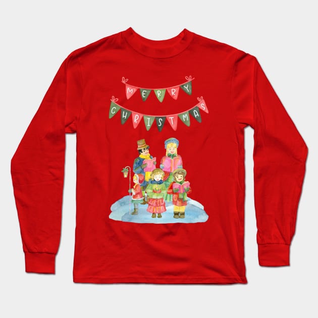 Family Xmas Long Sleeve T-Shirt by ngerog